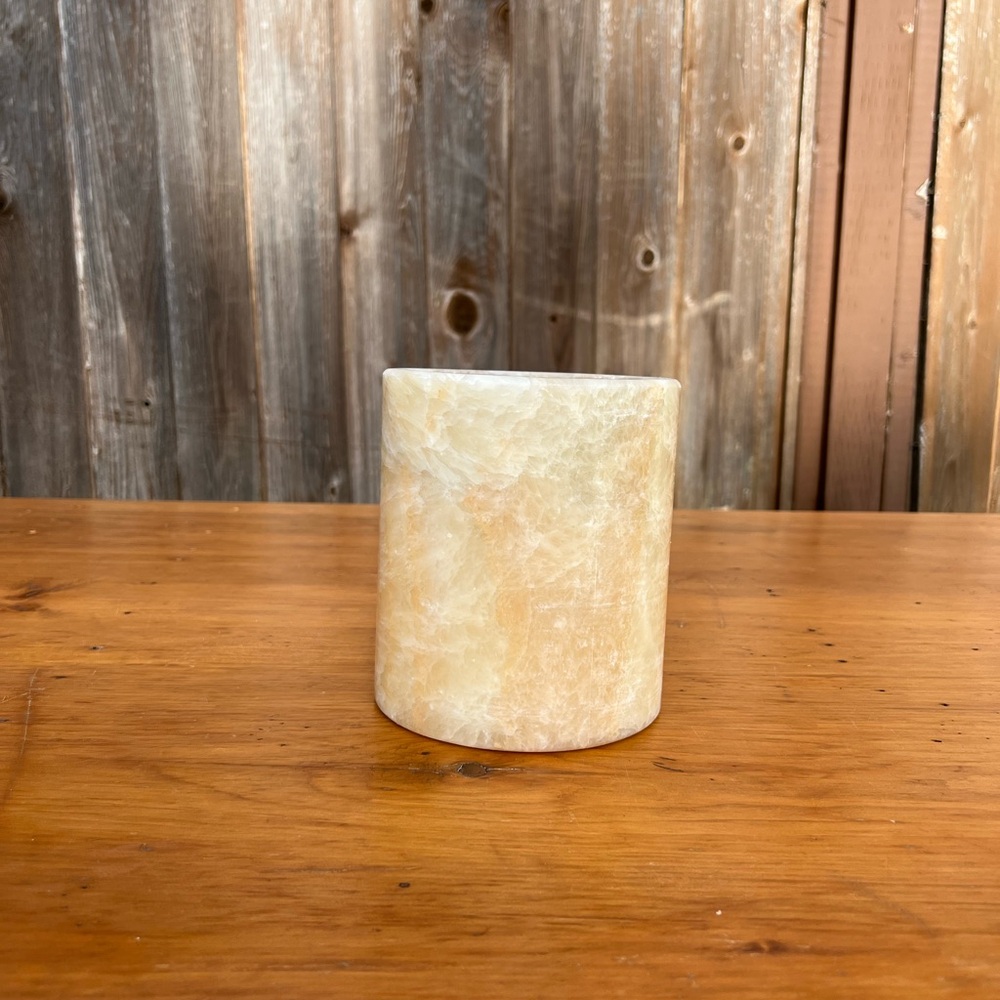 Alabaster Candle luminaire